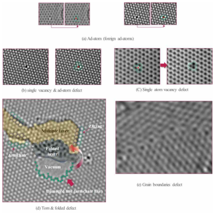 수차 보정-투과전자현미경을 이용한 그래핀의 실제 결함 이미지 관찰