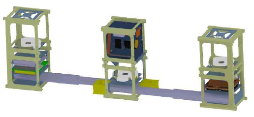 CAD Model of Deployable CubeSat in Deployed configuration