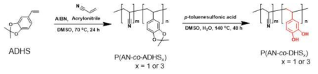 P(AN-co-DHS) 공중합체 합성 과정