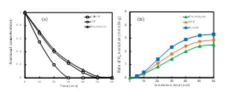 Removal of pollutant and hydrogen production by the LPP-Electrolysis hybrid reaction system