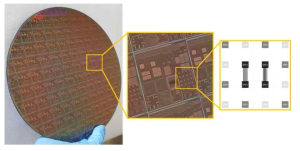 inch wafer 상 test pattern 제작 결과