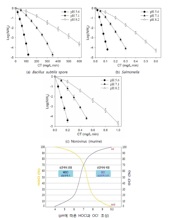 미생물의 불활성화 kinetics