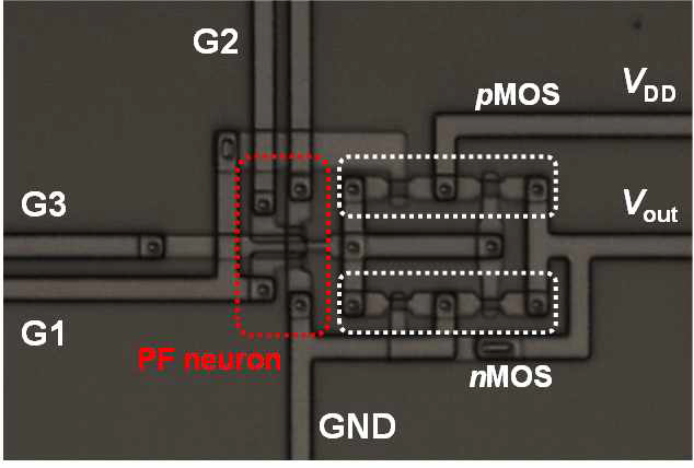 PF 기반 뉴런 소자를 포함하는 뉴런 회로