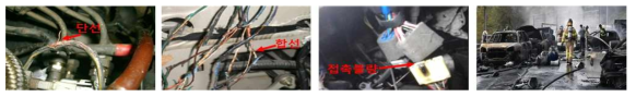 자동차 배선 고장의 종류 및 사고