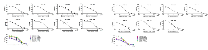 PDEi 9,10의 isoform 별 활성도 측정