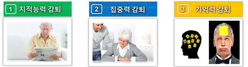 고령화 및 독거노인의 주요 인지적 상태특성