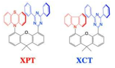 exciplex 형태의 TADF 발광재 (J. Am. Chem. Soc. 2017, 139, 4894)