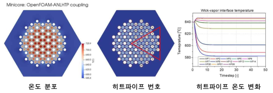 Minicore 정상상태 연계해석 결과