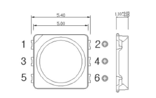 Chip LED의 도면