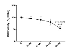 S0859 농도별 처리에 따른 세포 사멸률 확인