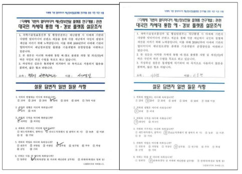 지자체 재난경보 담당자에 대한 사용자 만족도 설문조사 결과