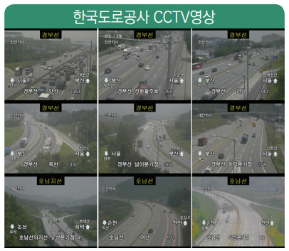 한국도로공사 CCTV 영상 자료 : 2017 날씨경영 우수사례집, 2017