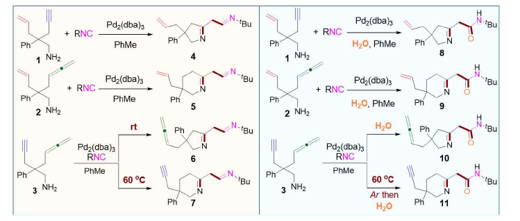 작용기 선택적 탠덤 hydroamination/C-C 짝지음 반응