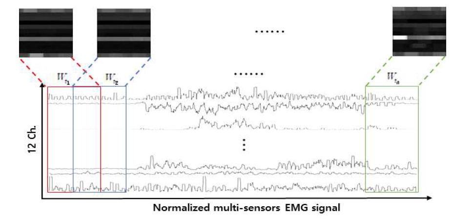 EMG 신호의 2D gray image 변환