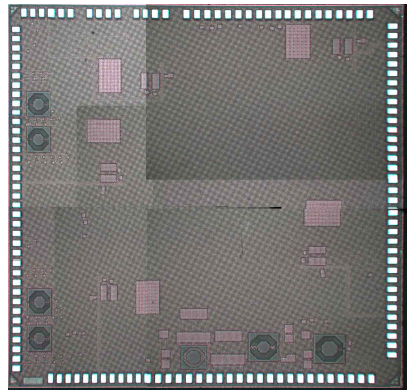 2차 제작 CMOS IC 칩사진