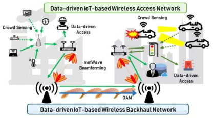 데이터중심 IoT 무선 액세스/메쉬 백홀 네트워크