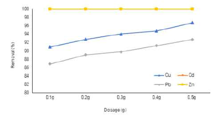 Heavy metal removal rates of ‘A’ AMD using NAC-300