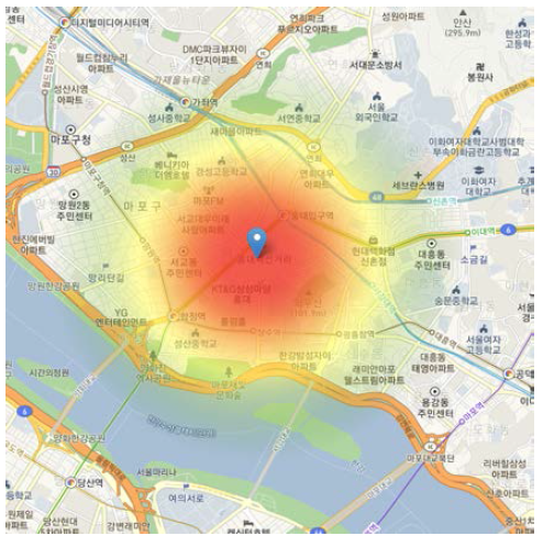 혼잡도 혼잡 Heatmap