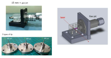 새롭게 개발된 다양한 노즐 사이즈의 가스 젯을 주입한 capillary gas-cell