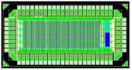 뉴로모픽 프로세서 IC의 layout