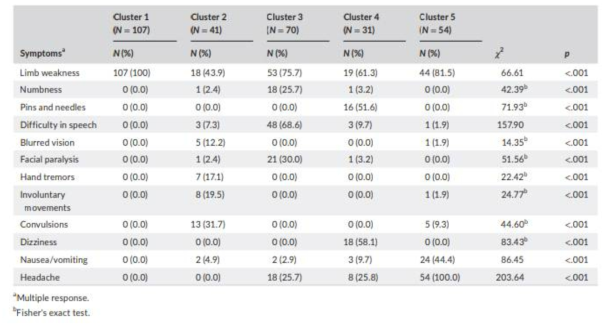 Symptom Clusters (N=303)