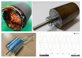 슬롯리스 U-type IPM 제작 및 역기전력 측정