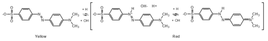 Structure of methyl orange