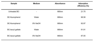 Dye adsorption efficiency of recycled BC bio leather as a filter