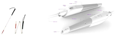 일반적인 흰 지팡이와 비교 대상으로 선정된 WeWALK