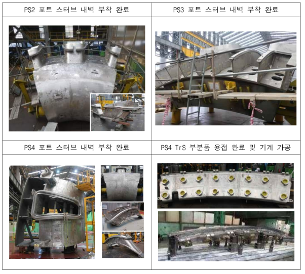 포트 스터브(Port Stub) 및 Triangular Support(TrS) 내벽 부착 용접