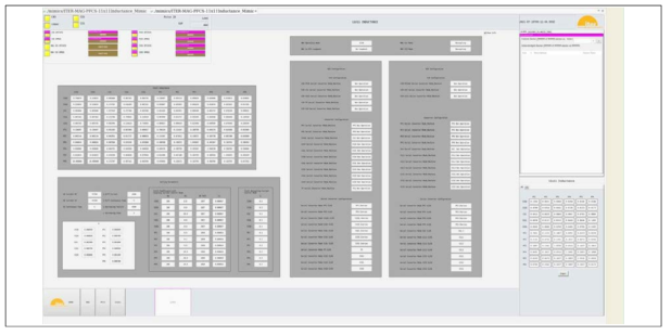 PFCS Plant Conventional parameter setting HMI