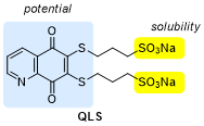 개발된 퀴논계 헤테로고리 매개체 QLS