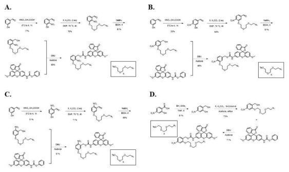 2-, 4-, 6-Nitro-저산소-특이적 형광프로브의 합성