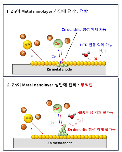 Zn dendrite 억제 금속 첨가제 도입에 따른 Zn 전착 메커니즘