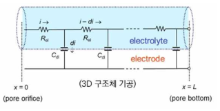 다공성 기공구조의 리튬저장체 전기화학모델링