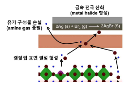 결함으로 인한 금속전극 산화