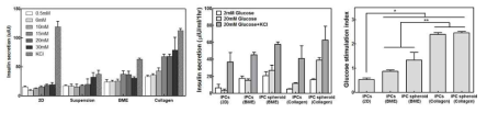글루코즈 농도의 증가에 따른 인슐린 분비량의 변화 (Glucose stimulated insulin secretion:GSIS)