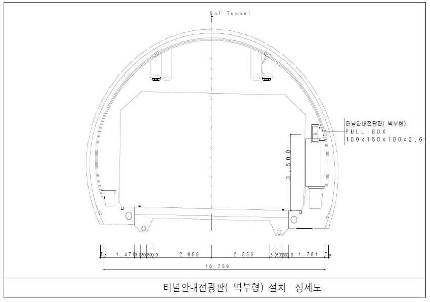 가변전광판(VMS) 설치 상세도