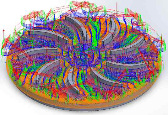 Machining tool path