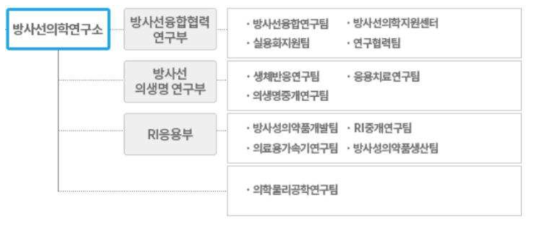 KIRAMS 방사선의학연구소 조직