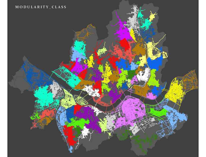 도시공간 네트워크기반 서울시 지역커뮤니티 분석결과