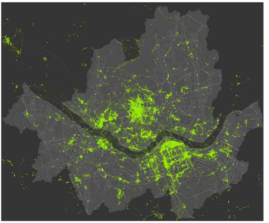 Foursquare LBSN Big Data 기반 서울시 사회적 공간 네트워크