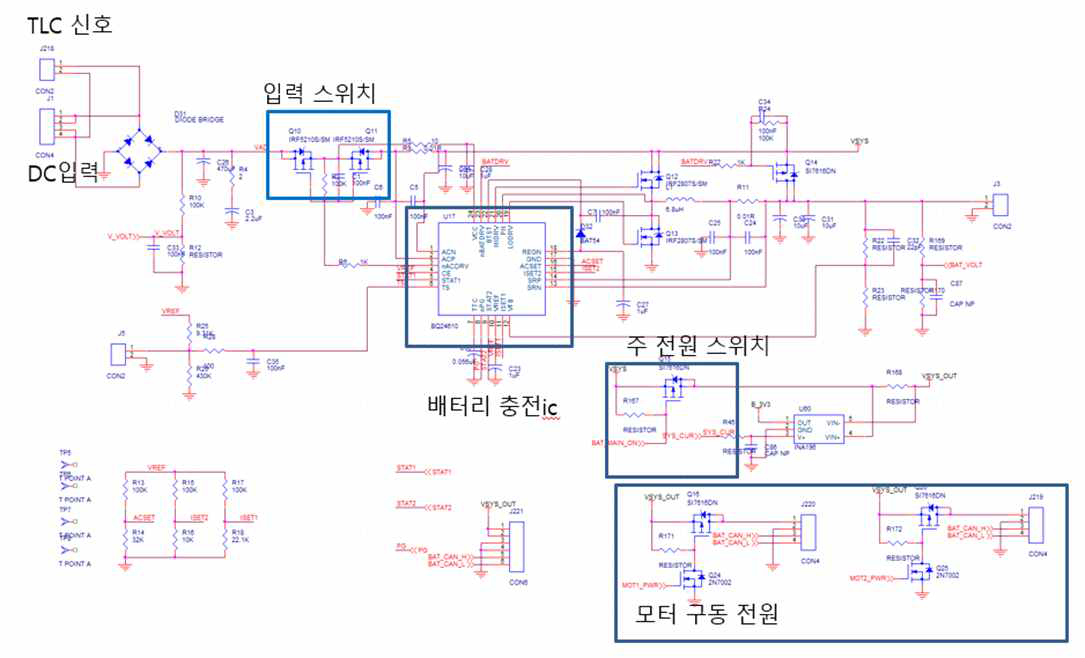 주행로봇 부품 구성도