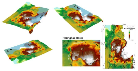 3D spatial analysis for the sedimentary thickness of Pohang
