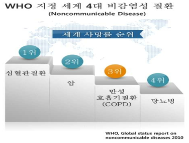 세계 4대 비감염성 질환