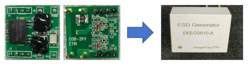 정전기방전 시험발생기 모듈 기술