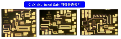 C-/X-/Ku-band GaN 저잡음증폭기 MMIC