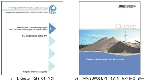 독일 MIRO의 EU-BauPVO 대응 골재 품질확보 연구 사례