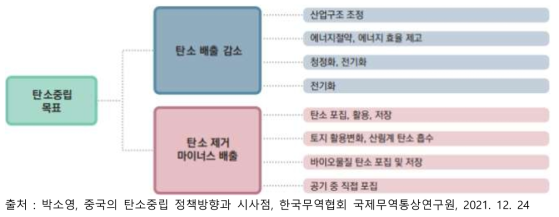 중국의 탄소중립 목표