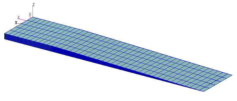 DZM 해석을 위한 스카프 패치 모재부 모델링 형상